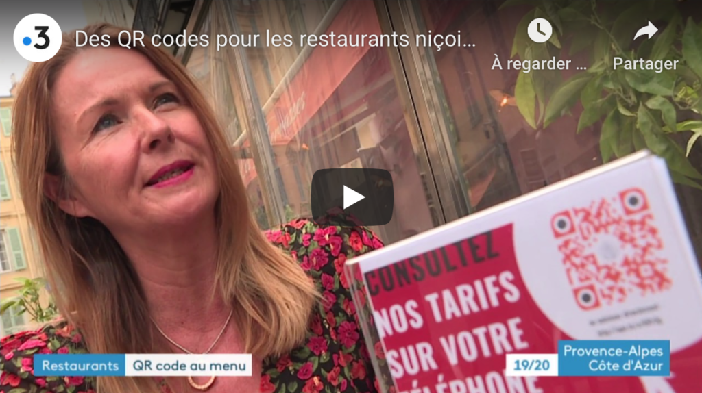 Reportage France 3 PACA sur le QR Code